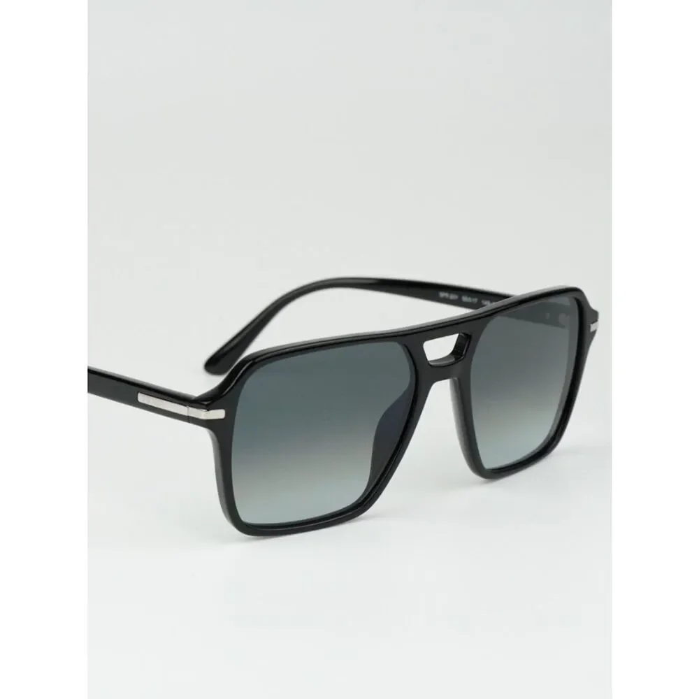 NEW Prada PR20YS 1AB06T Black Grey Unisex Pilot Sunglasses PR 20YS